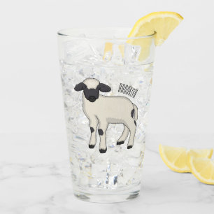 Copo De Pint Ilustração de desenho animado de ovelha Valais Bla