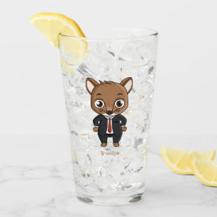 Copo De Pint Ilustração de desenho animado de rato bonito 