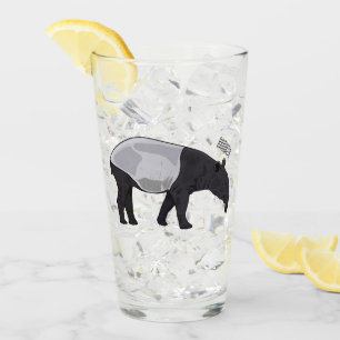 Copo De Pint Ilustração de desenho animado de Tapir