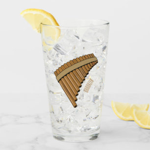 Copo De Pint Ilustração de desenho animado em flauta/panuccões