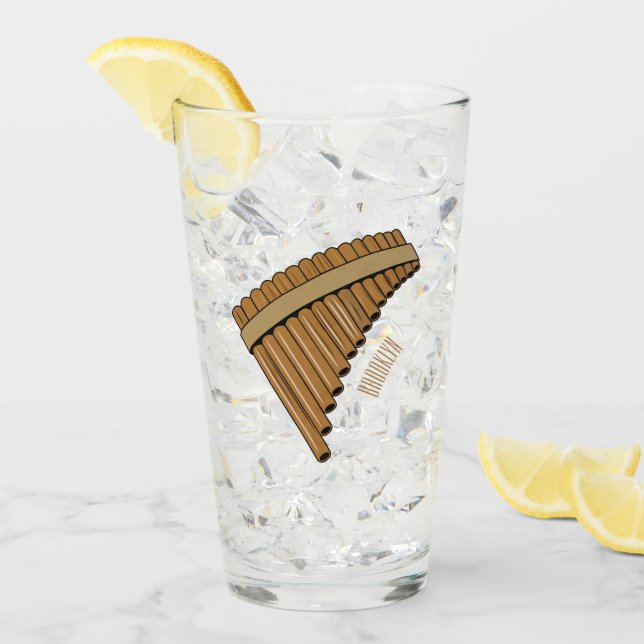 Copo De Pint Ilustração de desenho animado em flauta/panuccões (Gelo frontal)