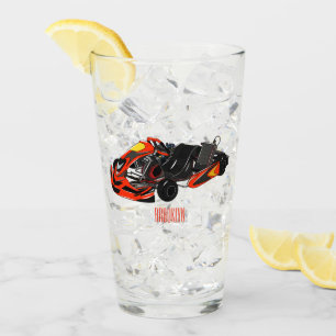 Copo De Pint Ilustração de desenho de corrida de Kart