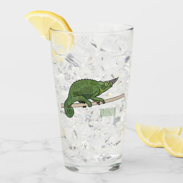 Copo De Pint Ilustração de desenho do campeão de Jackson (Gelo frontal)