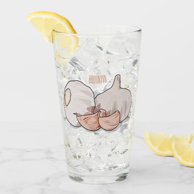 Copo De Pint Ilustração de desenho em quadrinhos (Gelo frontal)