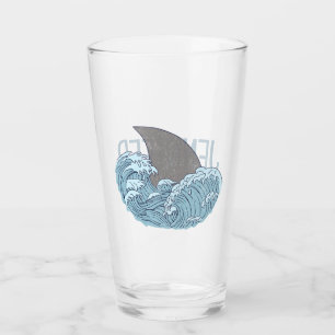 Copo De Pint Ilustração de tubarão