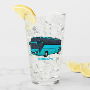 Copo De Pint Ilustração moderna do desenho animado do ônibus