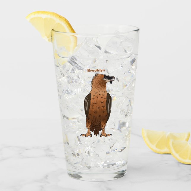 Copo De Pint Imagem de desenho animado de Abutre (Gelo frontal)