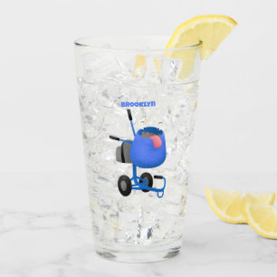 Copo De Pint Imagem de desenho animado de misturador azul engra