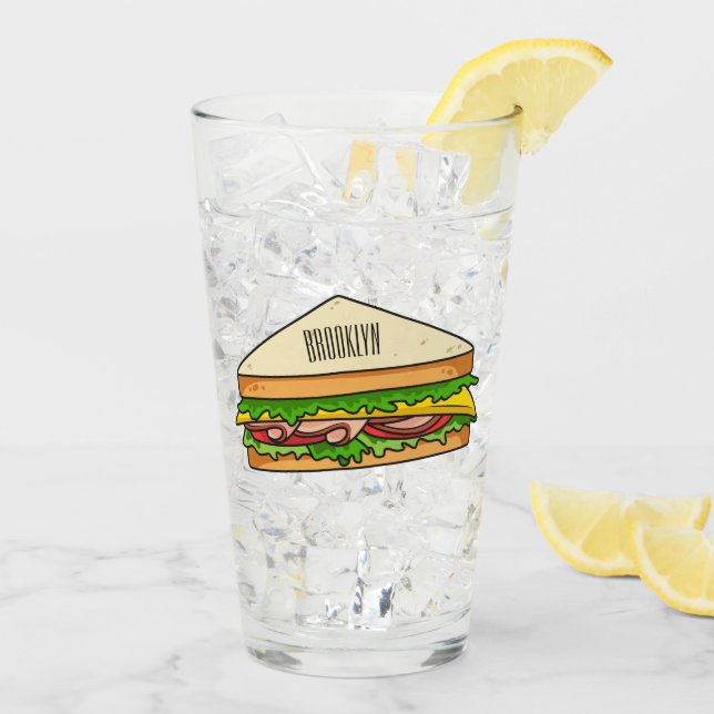 Copo De Pint Imagem de desenhos em Sandwich (Gelo traseiro)