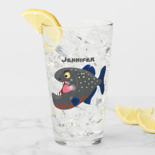 Copo De Pint Imagem de uma piranha engraçada e famosa