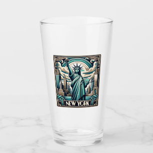 Copo De Pint Imagem do estilo Art Deco New York