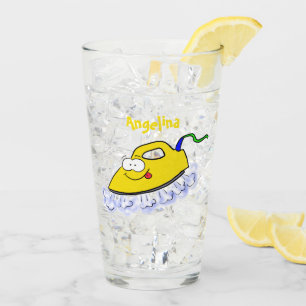 Copo De Pint Imagem engraçada da lavanderia de ferro