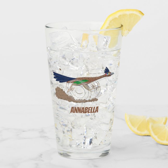 Copo De Pint Imagem engraçada de desenho animado de pássaros (Gelo traseiro)