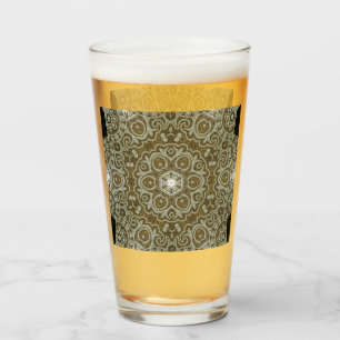 Copo De Pint Impressão de Textura de Pedra de Mármore Estética