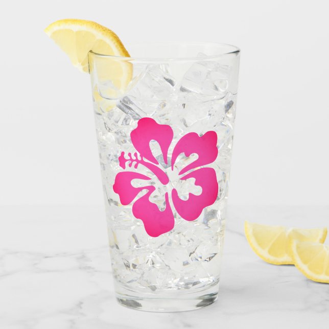 Copo De Pint Impressão havaiano (Gelo frontal)
