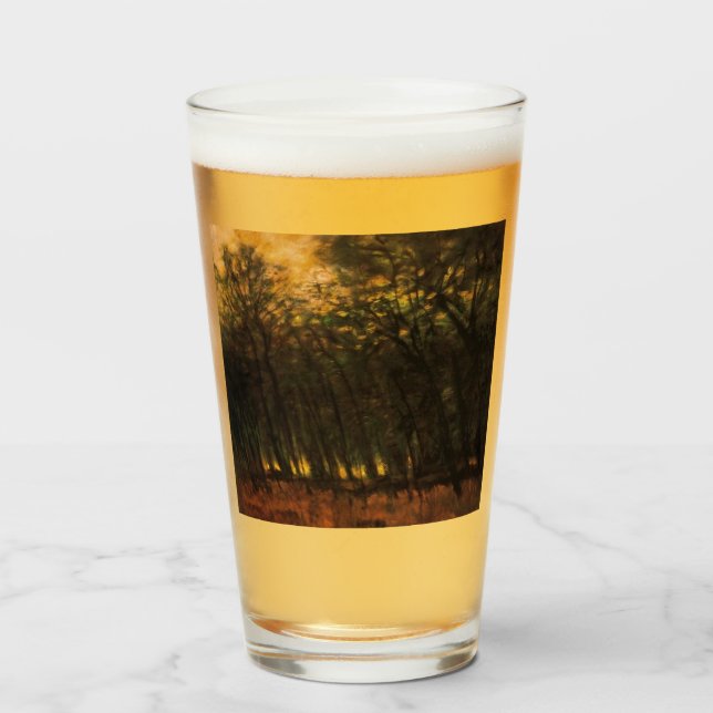 Copo De Pint Incêndios na Floresta (por Laszlo Mednyanszky) (Frente (Preenchido))