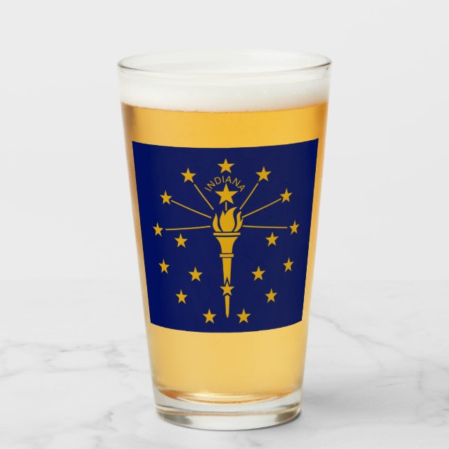 COPO DE PINT INDIANA FLAG (Frente (Preenchido))