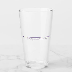 Copo De Pint Inserir citação Inspiracional Aqui - Roxo