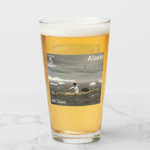 Copo De Pint Inuit Kayak - Postage do Alasca