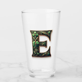 Copo De Pint Irish E Monogram pint glass