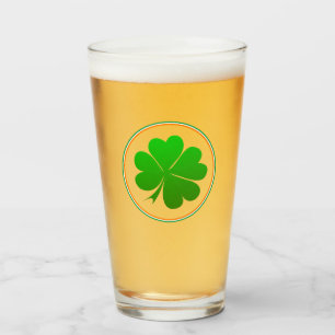 Copo De Pint Irish Flag, Shamrock, partido da Irlanda, Rua Patr