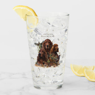 Copo De Pint Irish Setters com Faasants - Caça à Paixão
