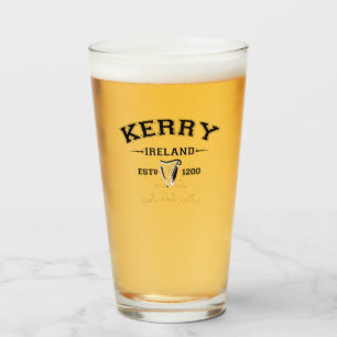 Copo De Pint irlandês County Kerry Ireland Texto Personalizado