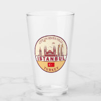 Istambul Turquia Cidade Skyline Emblem