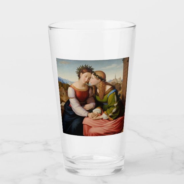 Copo De Pint Itália e Alemanha (Itália e Alemanha como Irmãs) (Frente)