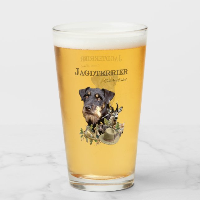 Copo De Pint Jagdterrier (Frente (Preenchido))