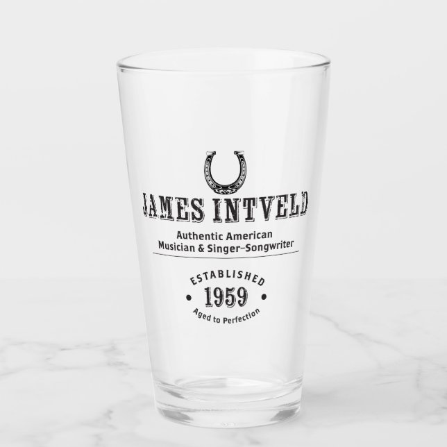 Copo De Pint James Intveld Horseshoe Beer Glass (Frente)