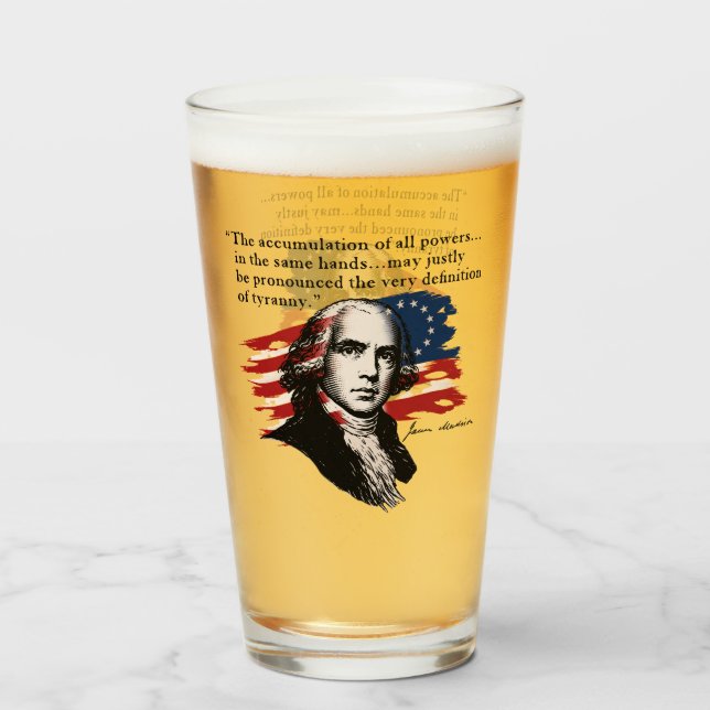 Copo De Pint James Madison (Frente (Preenchido))