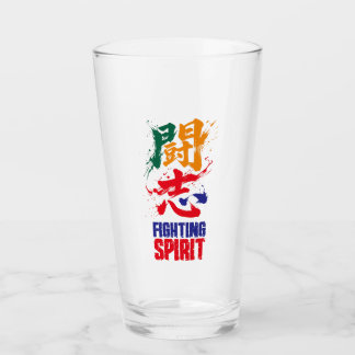 Copo De Pint Japnese kanji -Fighting Sprit- 「闘志」Calligraphy art