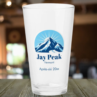 Copo De Pint Jay Peak Vermont EUA après-ski souvenir cerveja