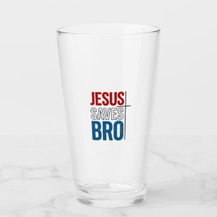 Copo De Pint Jesus Salva Irmão Tipografia Cristã Camiseta Desig