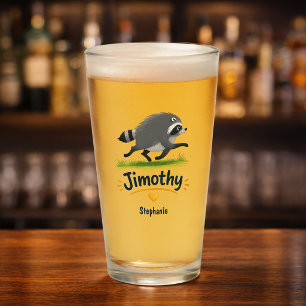 Copo De Pint Jimothy Viral Guaxinim Divertido Panda Lixo Vida S