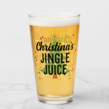 Jingle Juice Engraçado Cerveja de Natal Personaliz