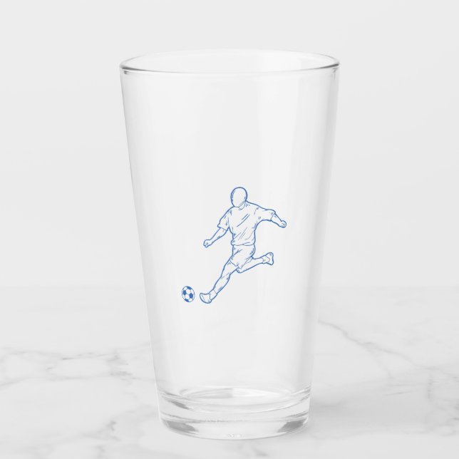 Copo De Pint jogador de futebol (Frente)