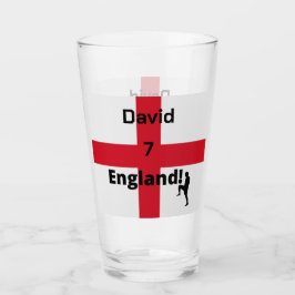 Copo De Pint Jogador de futebol inglês personalizável