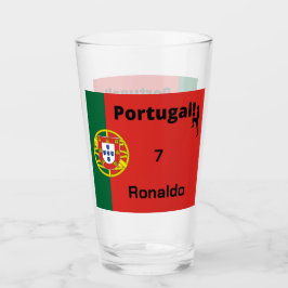 Copo De Pint Jogador de Futebol Português personalizável
