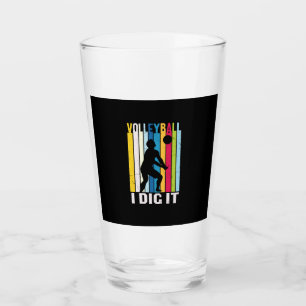 Copo De Pint Jogador de Voleibol Voleibol I Dig