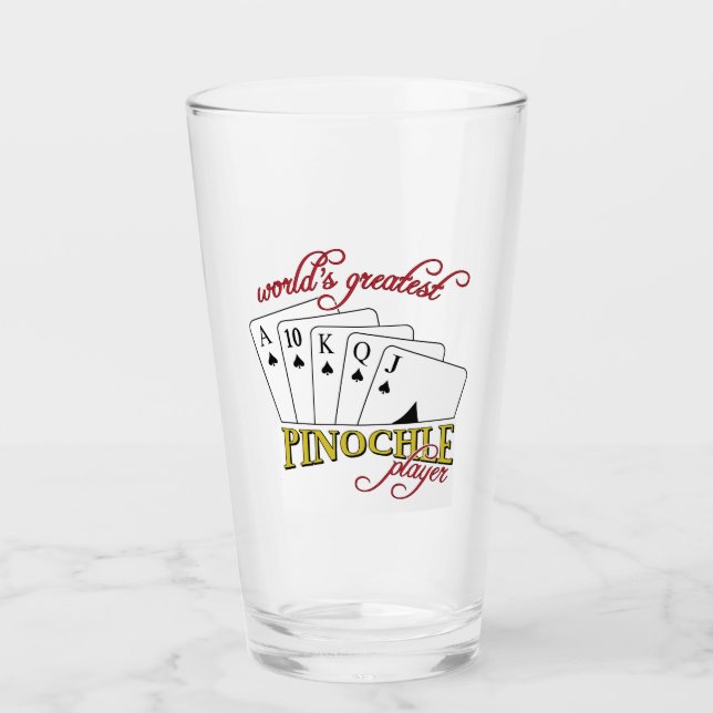 Copo De Pint Jogador Pinochle (Frente)
