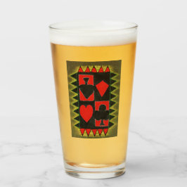 Copo De Pint Jogando cartas