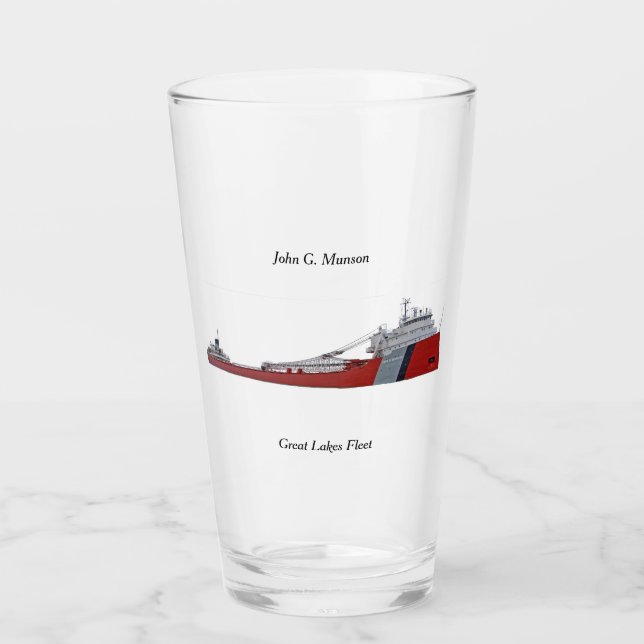 Copo De Pint John G. Munson glass (Frente)