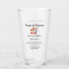 Copo De Pint Juices e shakes website de negócios de restaurante