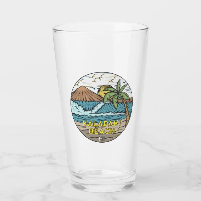 Copo De Pint Kalapaki Beach Hawaii Vintage (Frente)
