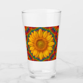 Copo De Pint Kaleidoscope Sunflower