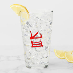 Copo De Pint Kanji Delicious tumbler vermelho