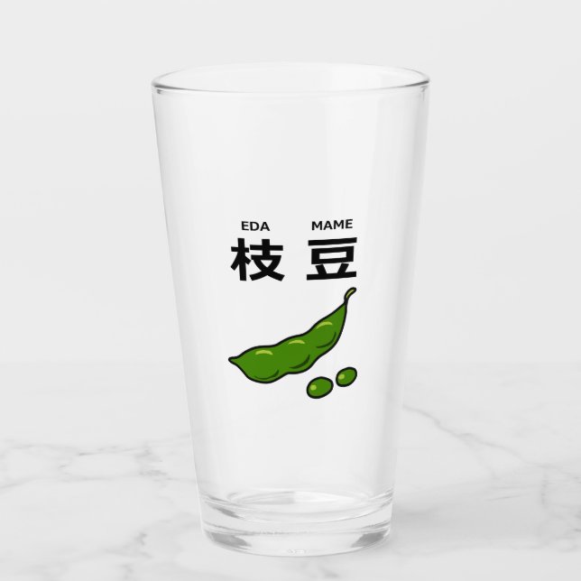 Copo De Pint Kanji Edamame Japonês (Frente)