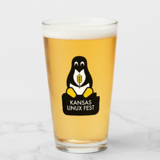 Copo De Pint Kansas Linux Fest Beer Glass